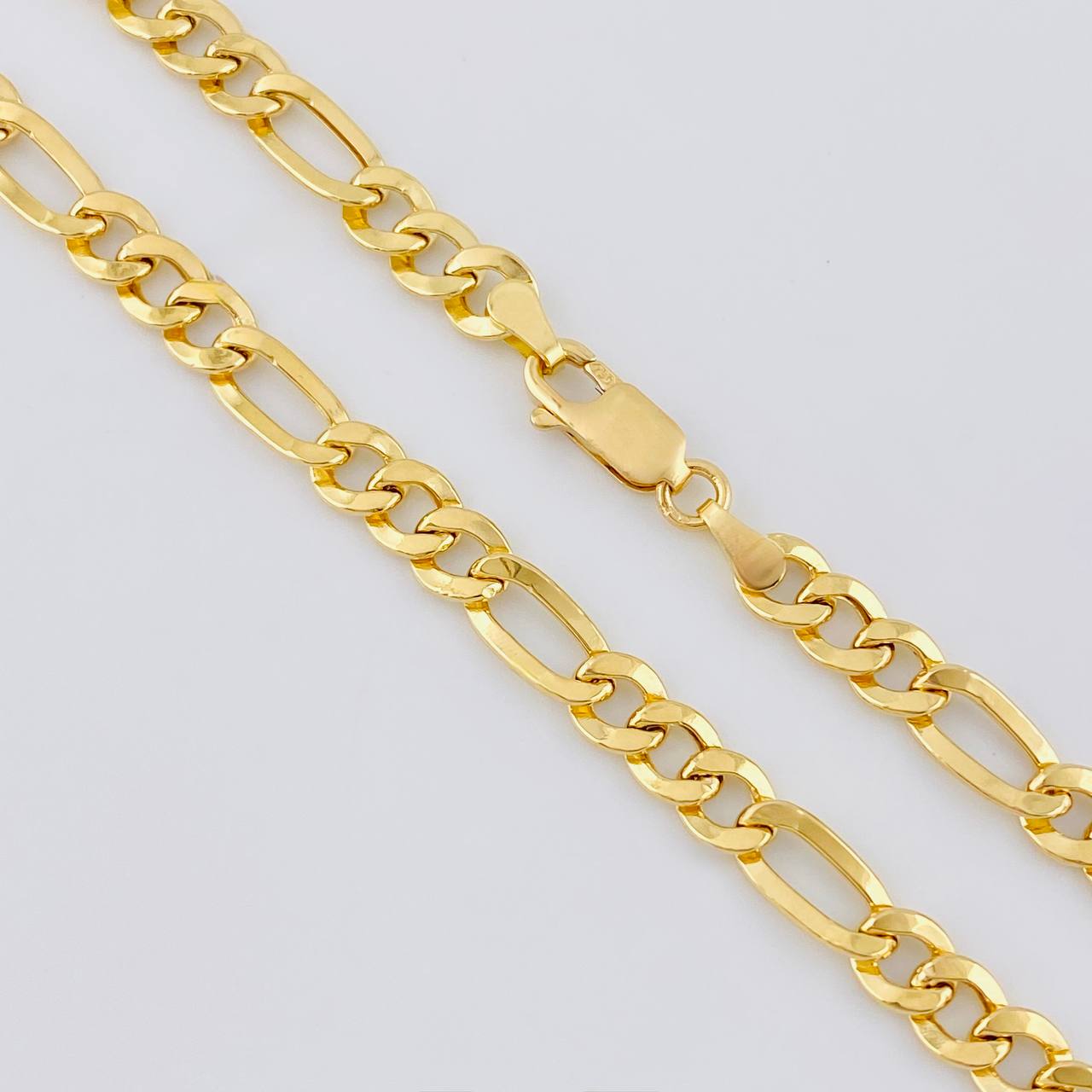 Cadena Figaro 10.35 g / 61.7 cm / 5.3 mm Oro Amarillo 18K