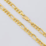 Cadena Figaro 13.1 g / 61 cm / 6.5 mm Oro Amarillo 18K
