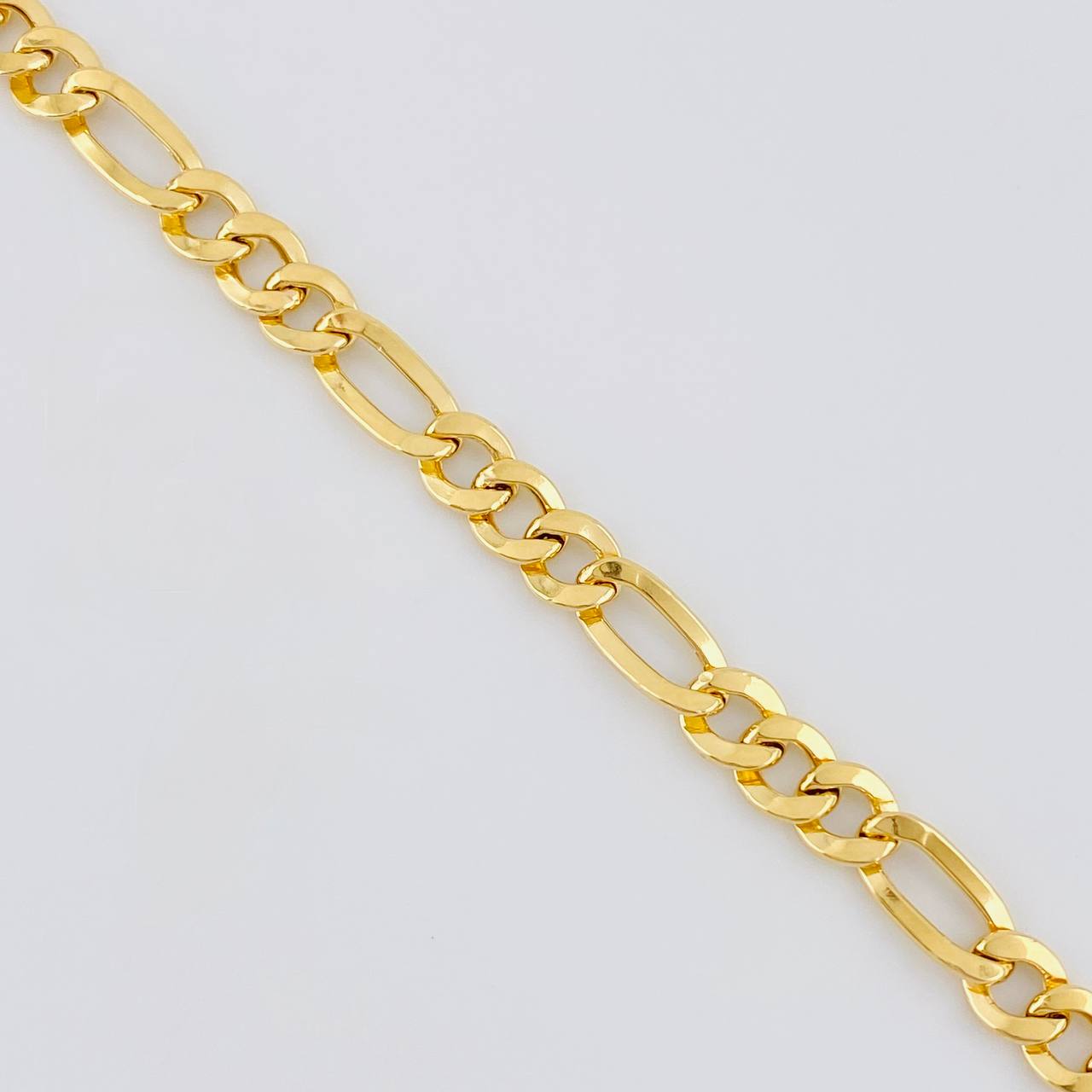 Cadena Figaro 10.35 g / 61.7 cm / 5.3 mm Oro Amarillo 18K