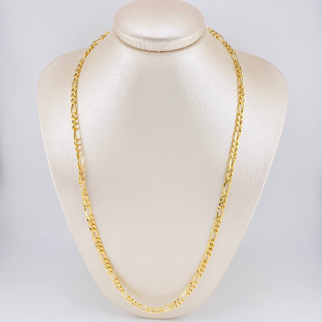 Cadena Figaro 10.35 g / 61.7 cm / 5.3 mm Oro Amarillo 18K