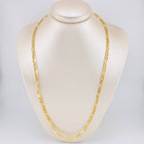 Cadena Figaro 10.35 g / 61.7 cm / 5.3 mm Oro Amarillo 18K