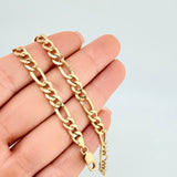 Cadena Figaro 13.1 g / 61 cm / 6.5 mm Oro Amarillo 18K