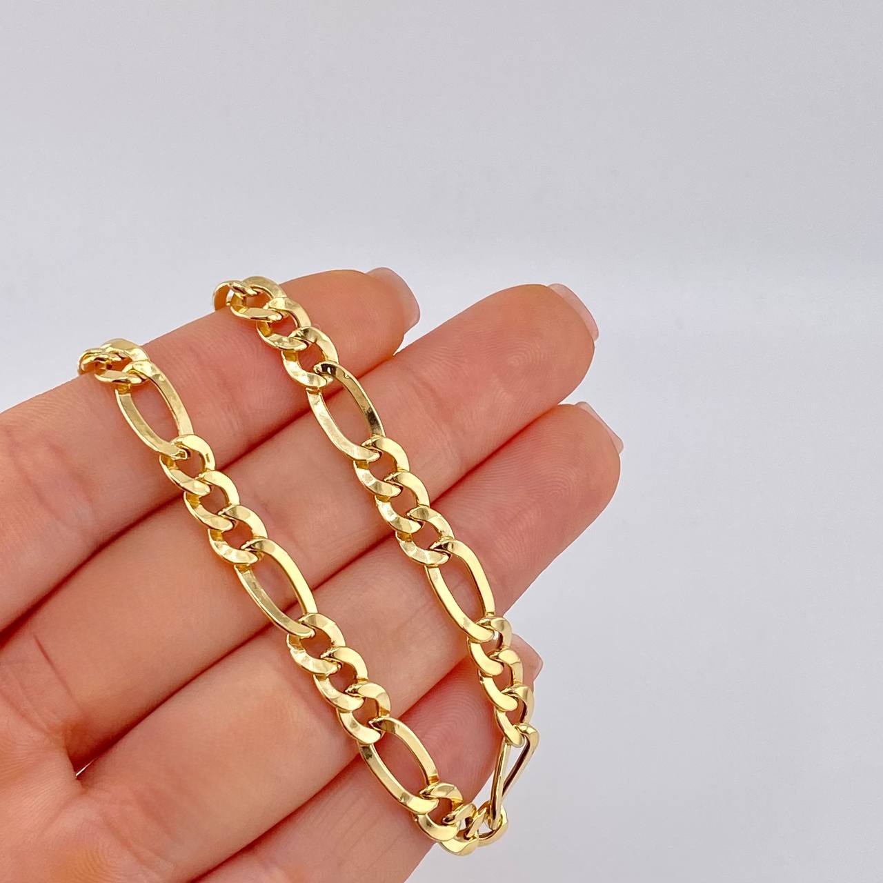 Cadena Figaro 10.25 g / 61 cm / 3.1 mm Oro Amarillo 18K