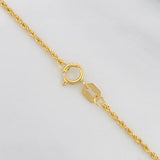 Cadena Singapur 1g / 50cm / 1.18mm Oro Amarillo 18K