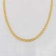 Cadena Cubana 2.4g / 60cm / 2mm Oro Amarillo 18K