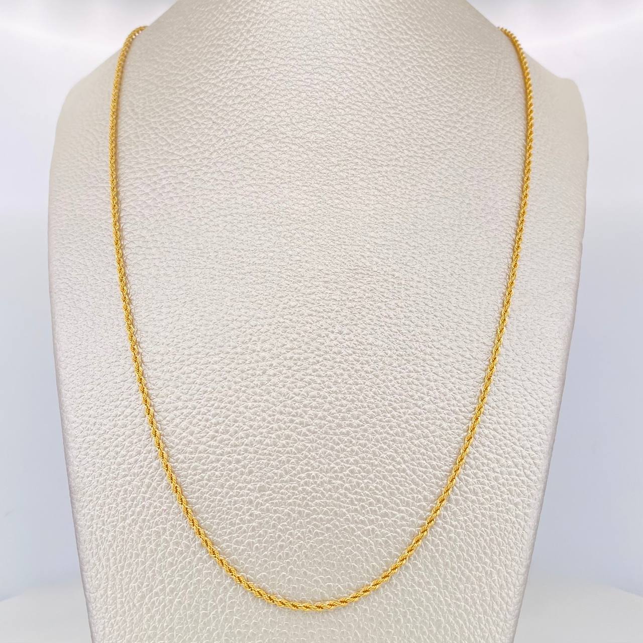 Cadena Lazo 4.4g / 50cm / 2.23mm Oro Amarillo 18K