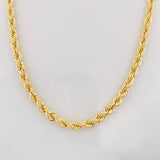 Cadena Lazo 7.25g / 60cm / 3mm Oro Amarillo 18K