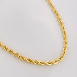 Cadena Lazo 7.25g / 60cm / 3mm Oro Amarillo 18K