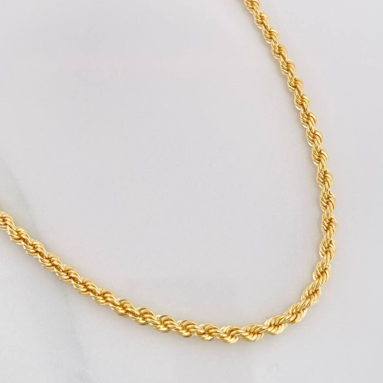 Cadena Lazo 4.35g / 50cm / 2.4mm Oro Amarillo 18K