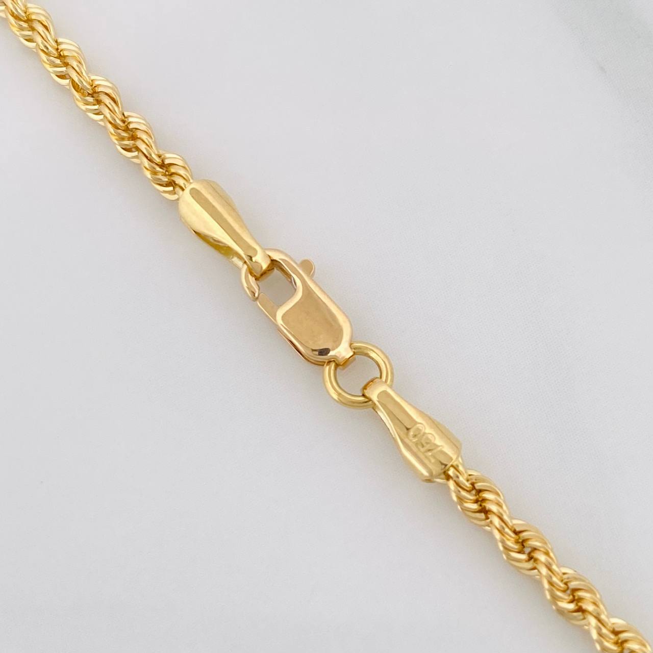 Cadena Lazo 4.45g / 50cm / 2.4mm Oro Amarillo 18K