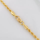Cadena Lazo 4.45g / 50cm / 2.4mm Oro Amarillo 18K