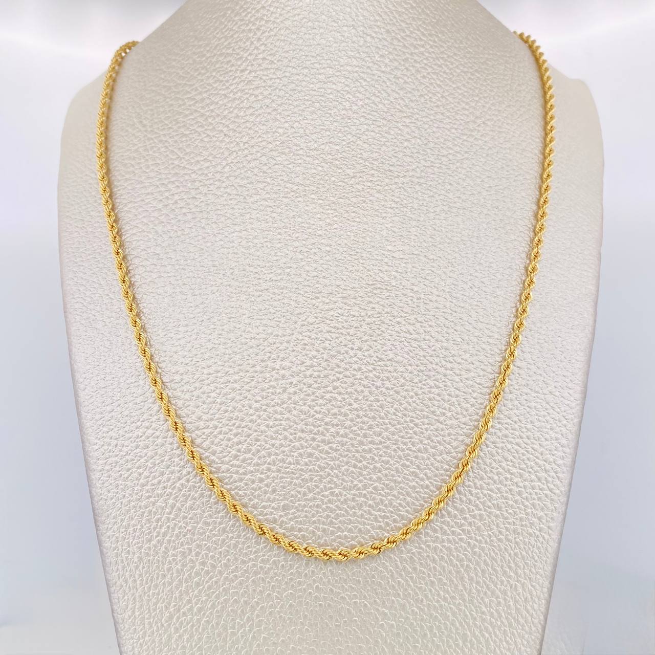 Cadena Lazo 4.35g / 50cm / 2.4mm Oro Amarillo 18K