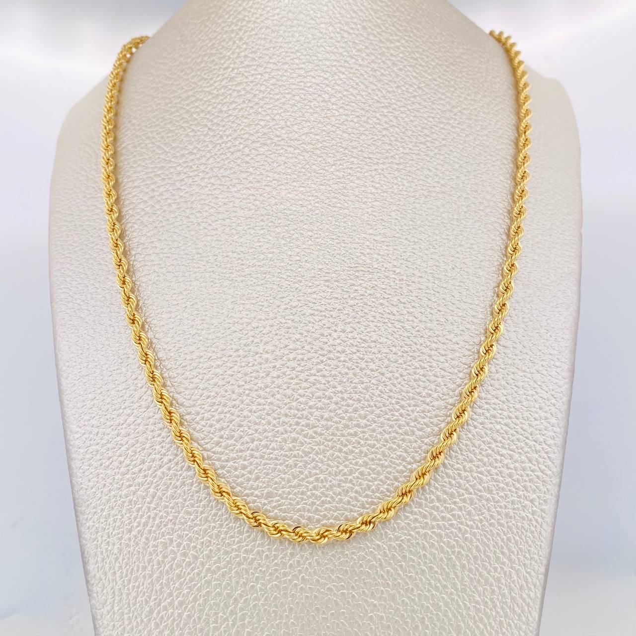 Cadena Lazo 7.25g / 60cm / 3mm Oro Amarillo 18K