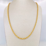 Cadena Lazo 7.25g / 60cm / 3mm Oro Amarillo 18K
