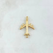 Herraje Avion 2.15gr / 2.5cm / Liso Oro Amarillo 18K ©