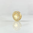 Herraje Corona RX 1.8gr / 1.1cm / Tambor Circones Blancos Oro Amarillo 18K