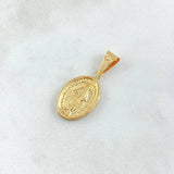 Dije Virgen Milagrosa 1.2gr / 3cm / Oro Amarillo 18K