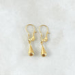 Candongas Lagrimas 0.7gr / 2.3cm / Oro Amarillo 18K