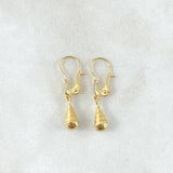 Candongas Lagrimas 0.7gr / 2.3cm / Oro Amarillo 18K *