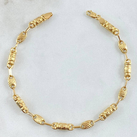 Pulso Rustico RX Combinado 3.8gr / 21cm-Oro Amarillo 18K
