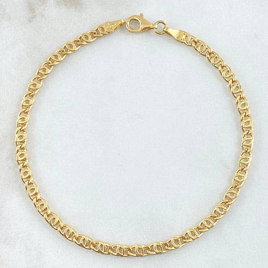 Pulso Garibaldi 3.4gr / 20cm / 3.2mm Oro Amarillo +3 18K ©