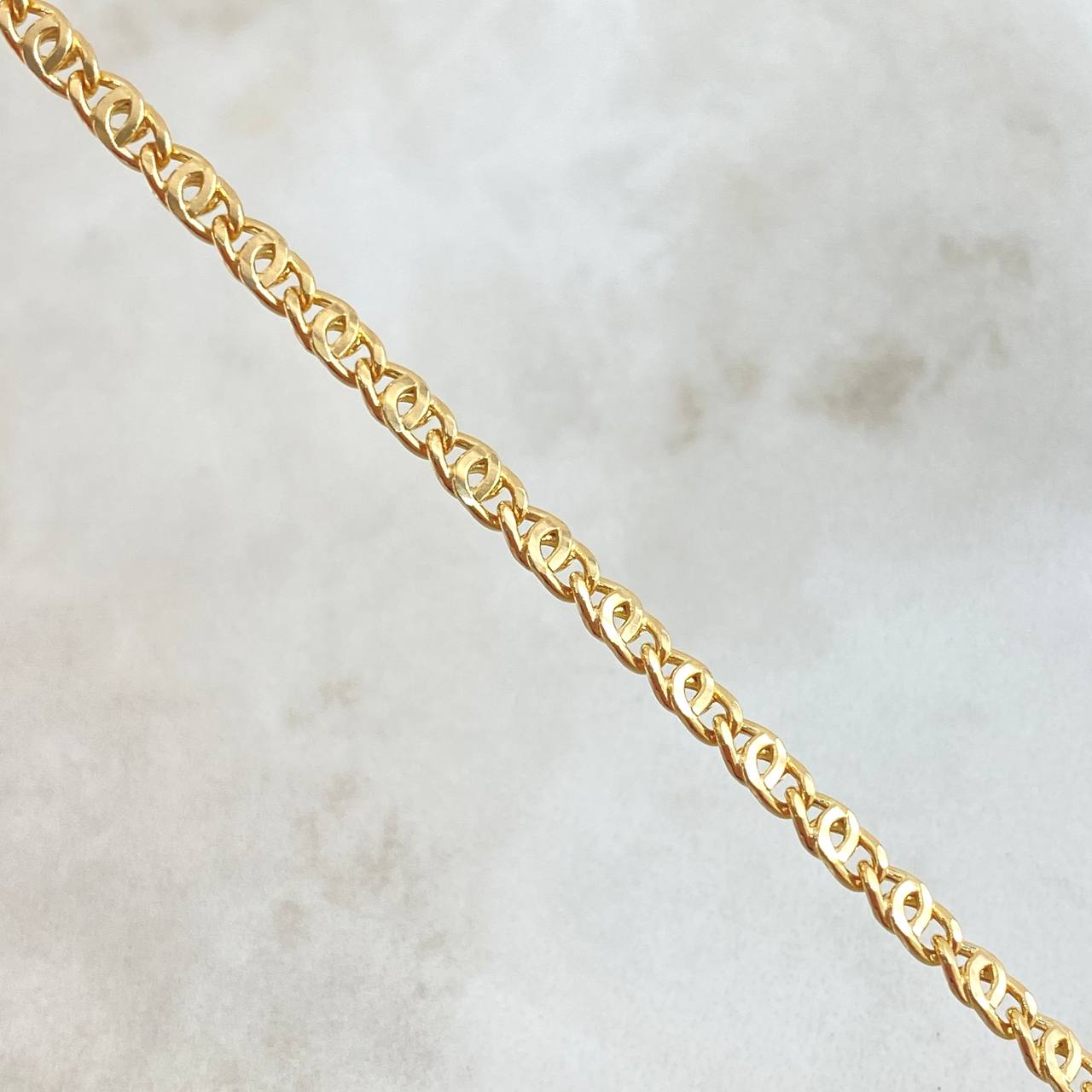 Pulso Garibaldi 3.4gr / 20cm / 3.2mm Oro Amarillo +3 18K ©