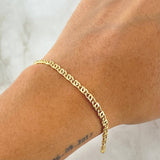 Pulso Garibaldi 3.4gr / 20cm / 3.2mm Oro Amarillo +3 18K ©