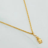 Set Cadena Lazo + Dije Angel / 1.25gr / 50 cm Oro Amarillo 18K