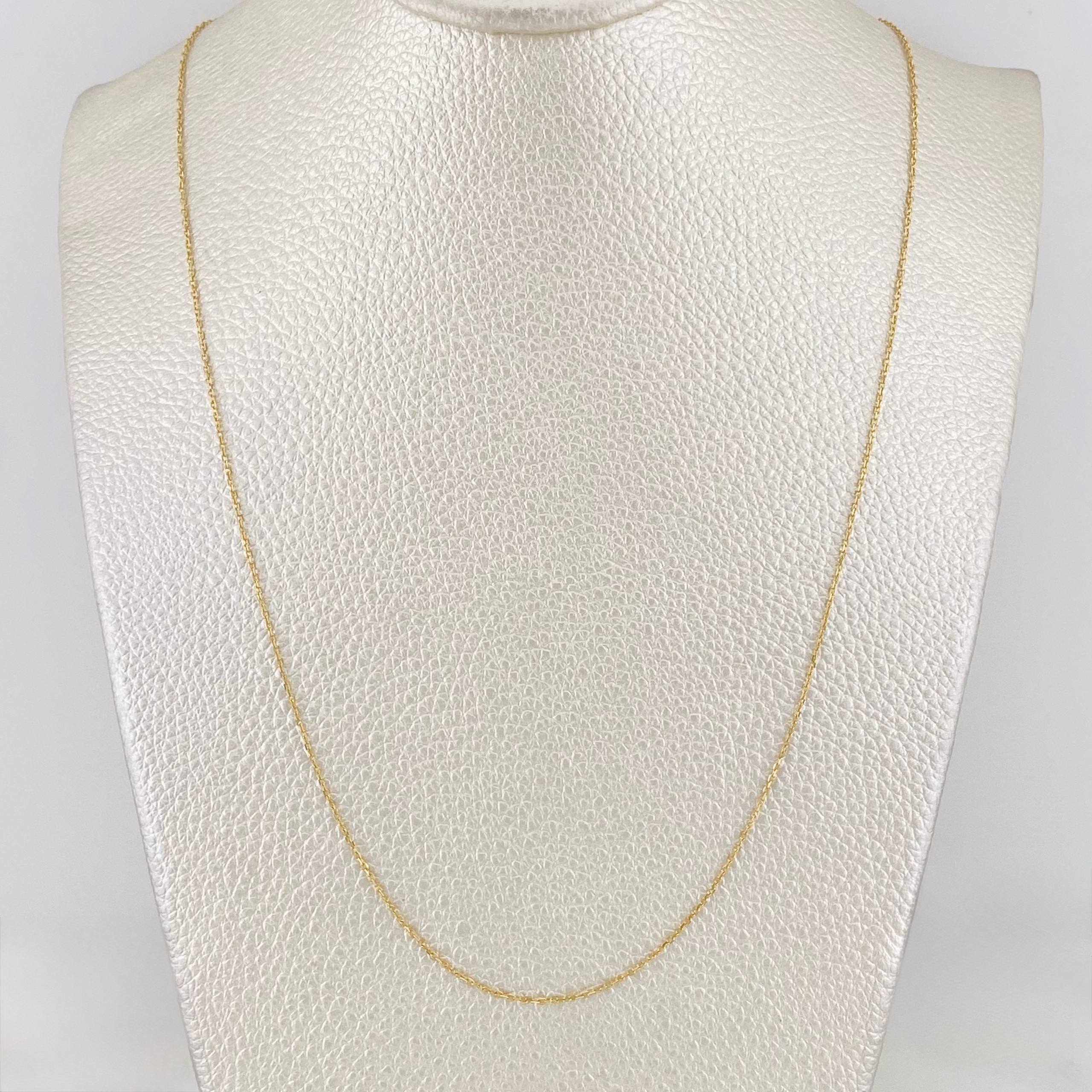 Cadena Aro Seguido 1.1g / 45cm / 0.82mm Oro Amarillo 18K