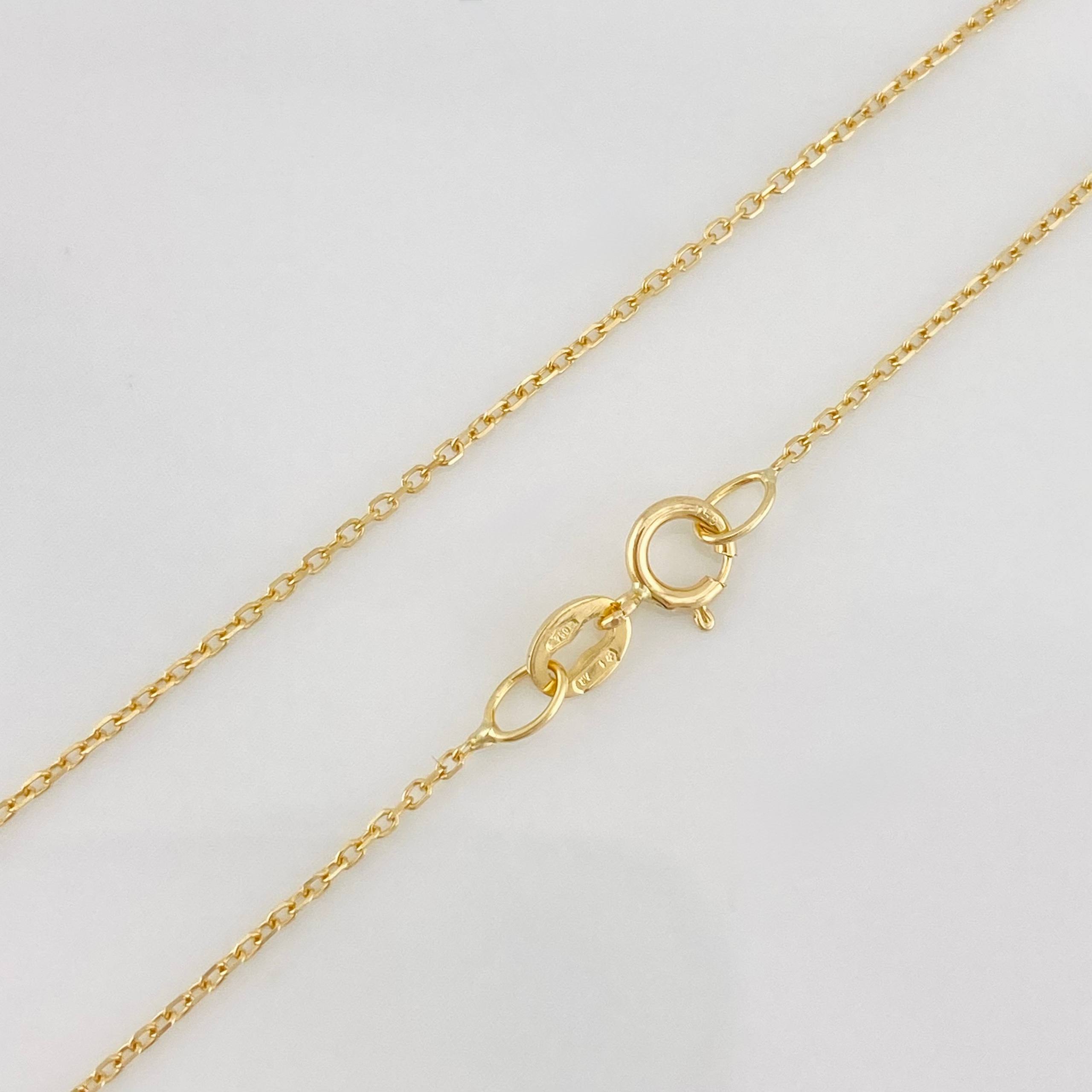 Cadena Aro Seguido 1.1g / 45cm / 0.82mm Oro Amarillo 18K