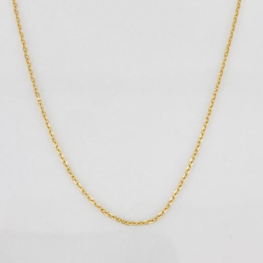 Cadena Aro Seguido 1.3g / 45cm / 0.82mm Oro Amarillo 18K