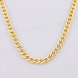 Cadena Cubana 7.4g / 60cm / 4.2mm Oro Amarillo 18K