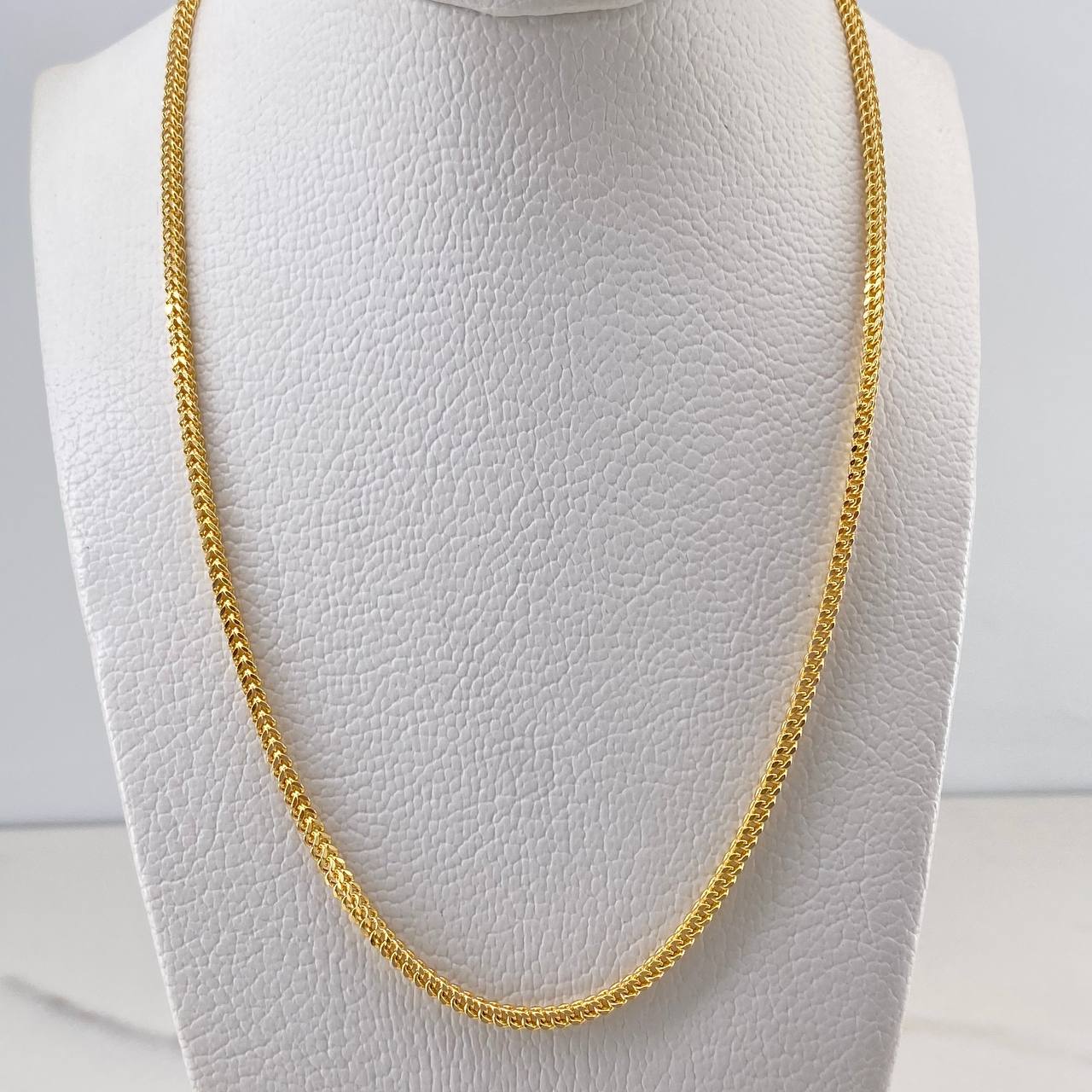 Cadena Franco 7.95gr / 50cm / 2.1mm Oro Amarillo +4 18K &