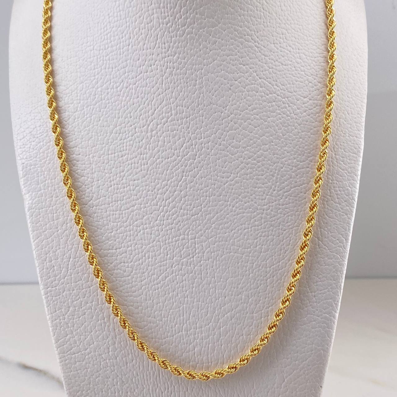 Cadena Lazo 5.95gr / 60cm / 2.4mm Oro Amarillo +3 18K &