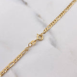 Cadena Figaro 5.4gr / 50cm / 2.9mm Oro Amarillo +0 18K &