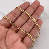Cadena Figaro 5.4gr / 50cm / 2.9mm Oro Amarillo +0 18K &