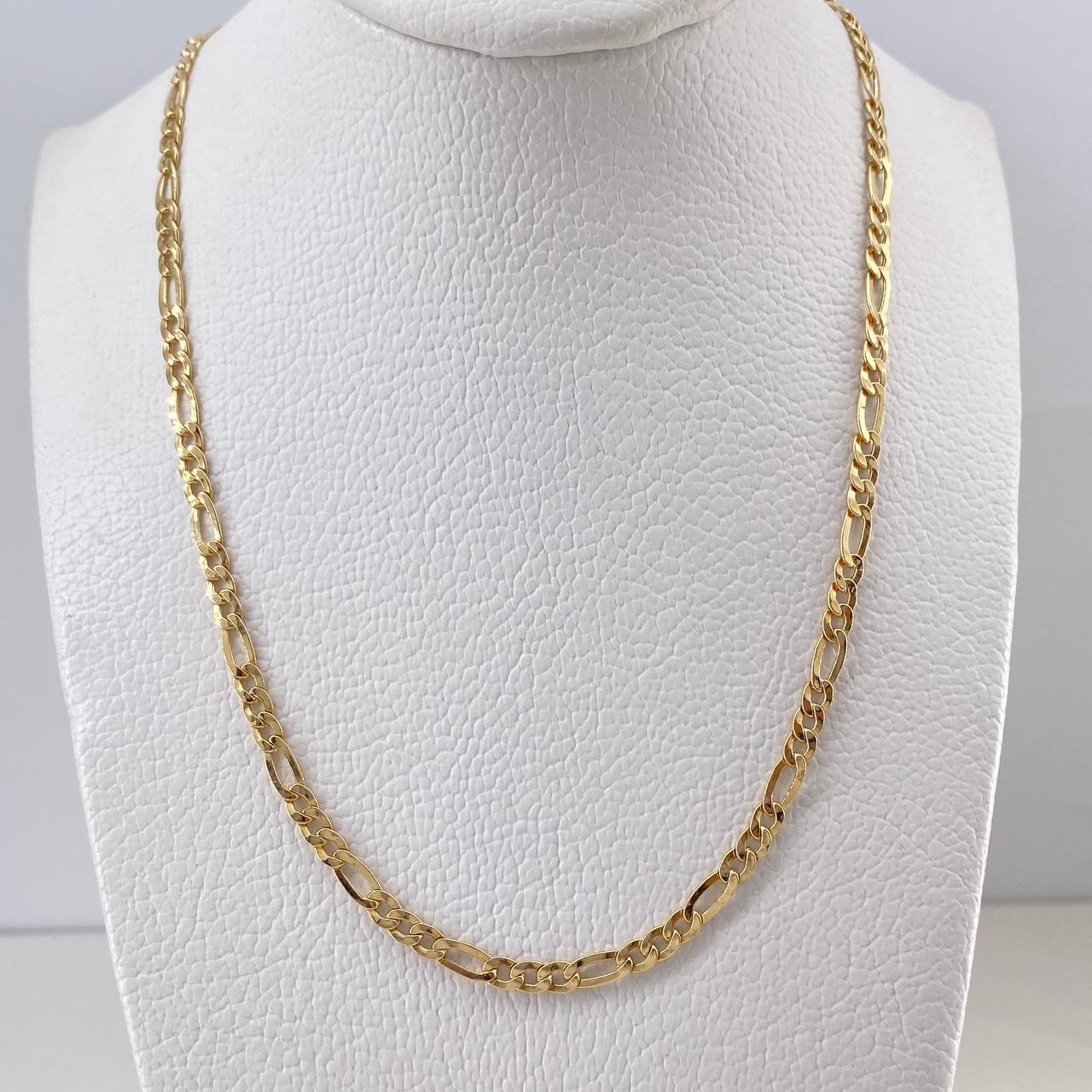 Cadena Figaro 5.4gr / 50cm / 2.9mm Oro Amarillo +0 18K &