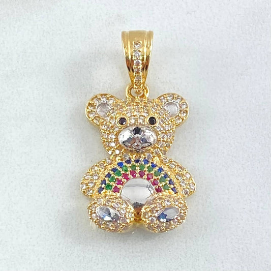 Dije Oso Arcoiris 4.9gr / 3cm / Oro 18K
