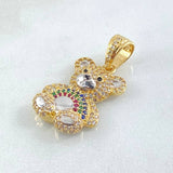 Dije Oso Arcoiris 4.9gr / 3cm / Oro 18K