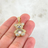 Dije Oso Arcoiris 4.9gr / 3cm / Oro 18K