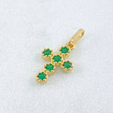 Dije Cruz Tupida 0.65gr / 1.8cm / Oro 18K