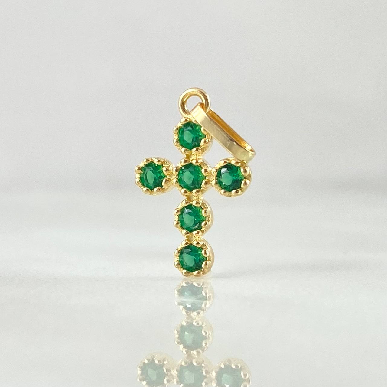 Dije Cruz Tupida 0.6gr / 1.8cm / Oro 18K