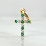 Dije Cruz Tupida 0.6gr / 2cm / Oro 18K