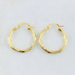 Candongas Kris 1.6gr / 2.3cm / Oro Amarillo 18K