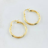 Candongas Kris 1.6gr / 2.3cm / Oro Amarillo 18K