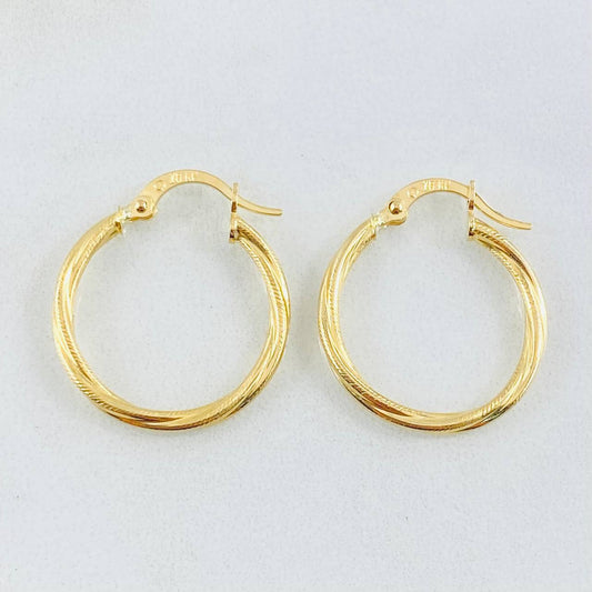 Candongas Lola 1.35gr / 2.2cm / Oro Amarillo 18K