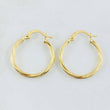 Candongas Lui 1.3gr / 2.3cm / Oro Amarillo 18K