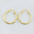 Candongas Lui 1.25gr / 2.3cm / Oro Amarillo 18K