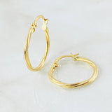 Candongas Lui 1.3gr / 2.3cm / Oro Amarillo 18K