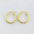 Candongas Mary 1.2gr / 1.7cm / Oro Amarillo 18K